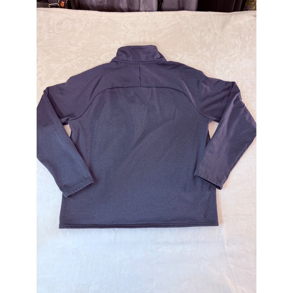 L.L.Bean Quarter Zip Pullover Mens Large Blue Stretch Performance Top - Picture 5 of 5